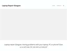 Tablet Screenshot of laptoprepairglasgow.com